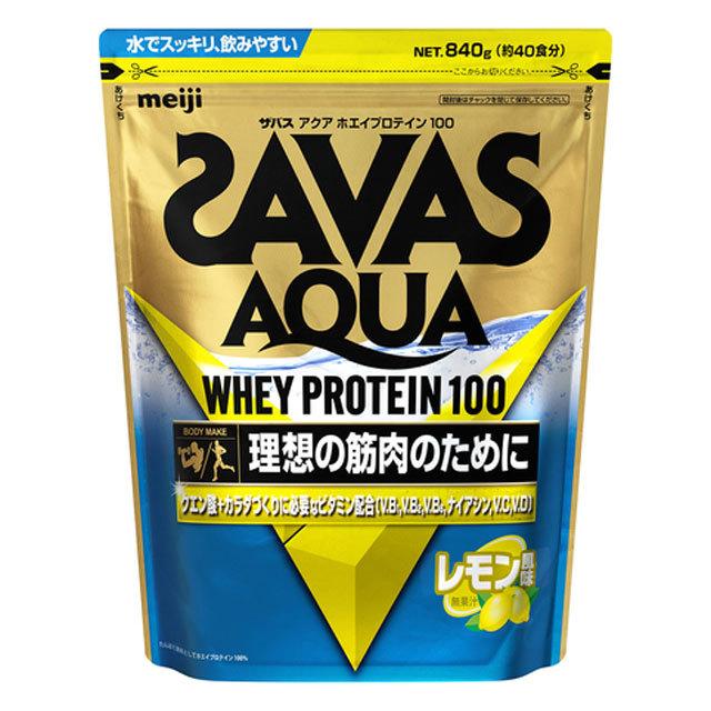 ザバス SAVAS アクア ホエイプロテイン100 レモン風味 40食分 840g CA1344 サッカー フットサル スポーツ ボディメイク | 