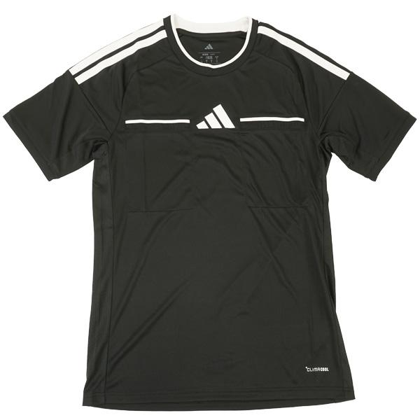 【ネコポス送料無料】 アディダス adidas レフリー 26 シャツ DC328 サッカー フットサル 審判 レフェリー ウェア ブラック メンズ | adidas
