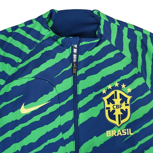 Nike/ブラジル代表トレーニングジャケット NIKE ブラジル代表 裏起毛 アカデミー プロ フルジップ ニット