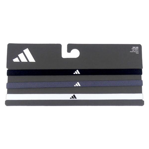 【ネコポス送料無料】アディダス adidas ヘアバンド 3本セット EVJ45 サッカー フットサル ランニング アクセサリー ヘッドバンド 髪留め | adidas