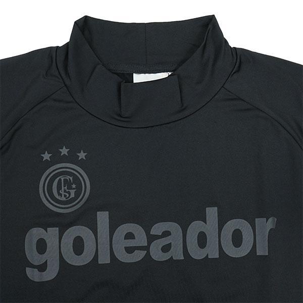 【送料無料】 ゴレアドール goleador 裏起毛 スムースハイネックプラシャツ G-2181 サッカー フットサル 長袖 プラクティスシャツ 練習着 防寒 メンズ | goleador | 05