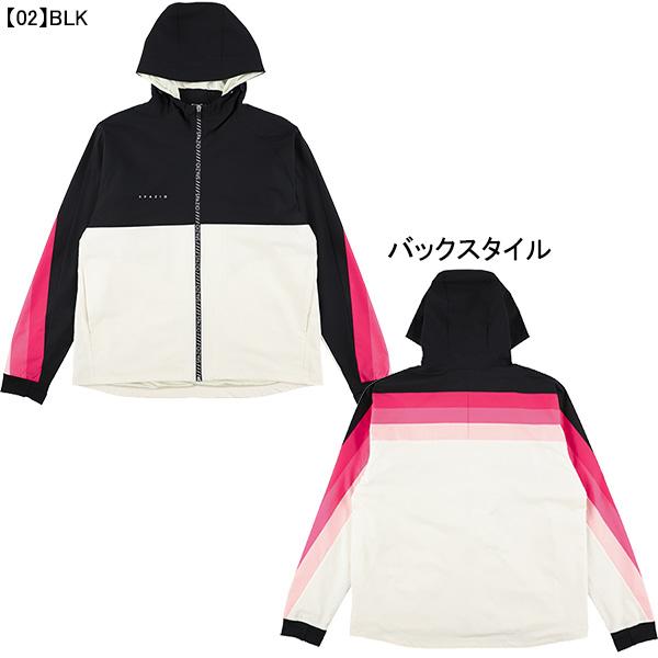 Spazio（スパッツィオ） グラデーション 裏メッシュ ワイドジップ