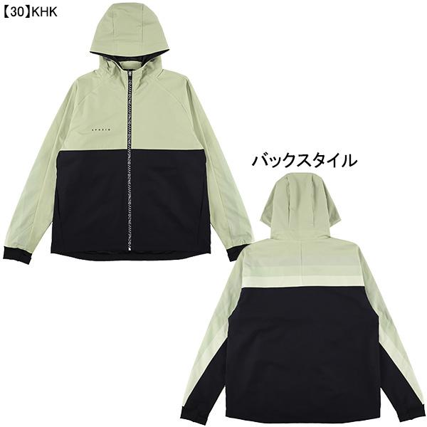 Spazio（スパッツィオ） グラデーション 裏メッシュ ワイドジップ