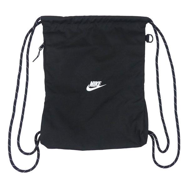 【ネコポス選択可】ナイキ NIKE ヘリテージ 2.0 ドローコードバッグ IB4356-010 サッカー フットサル ジムサック ナップザック | NIKE
