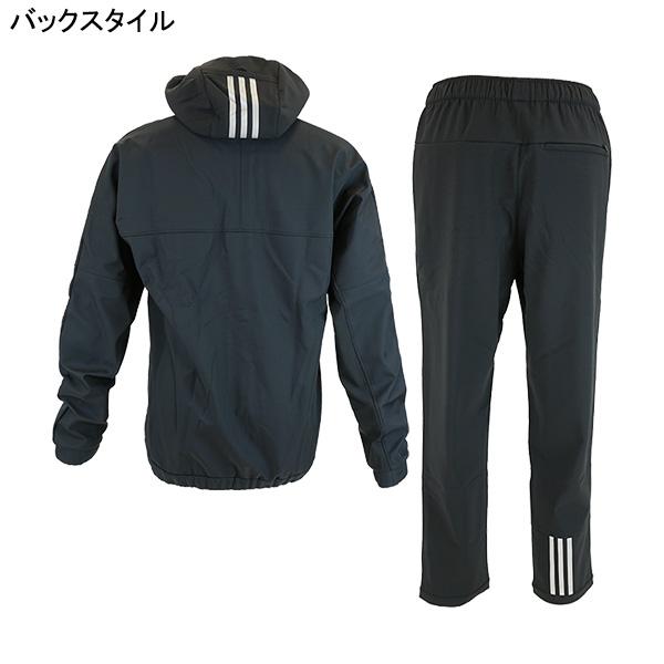 【S】アディダス ウィンドジャケット＆パンツ 黒 IEH98 IEH97 adidas（アディダス） 【上下セット】 裏起毛 MH 撥水ウインド上下
