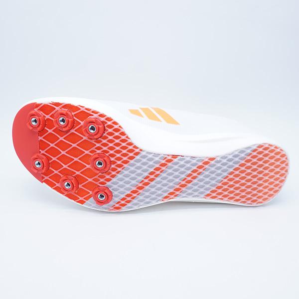 アディゼロ ロングジャンプ（走幅跳） アディダス adidas JQ0807 ホワイト オレンジ 陸上スパイク 走り幅跳び | adidas | 01