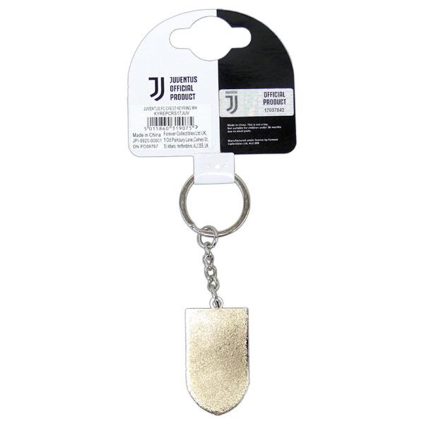 ネコポス選択可】ユベントスFC JUV キーリングクレスト キーホルダー