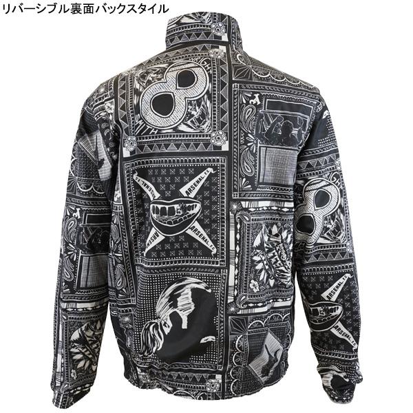 新品　アディダス　アーセナル　ナイロンジャケット　リバーシブル　S サッカー アーセナルFC ネイビーブルー サッカートレーニングレインジャケット