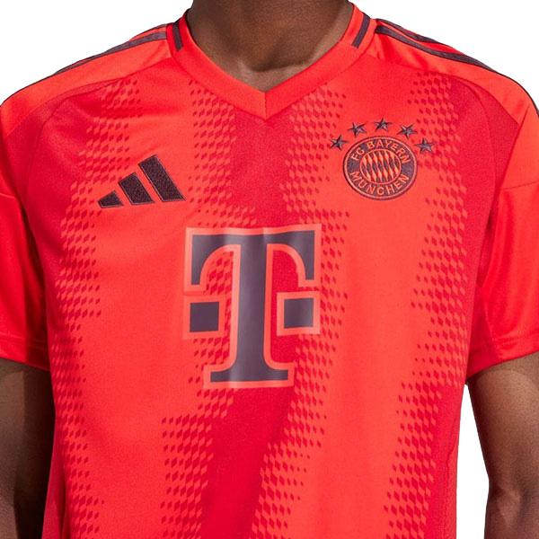 adidas バイエルン ゲームシャツ ホームユニフォーム　18　Ｍ　背番号 adidas バイエルンミュンヘン BAY 2024-25 レプリカ ホーム