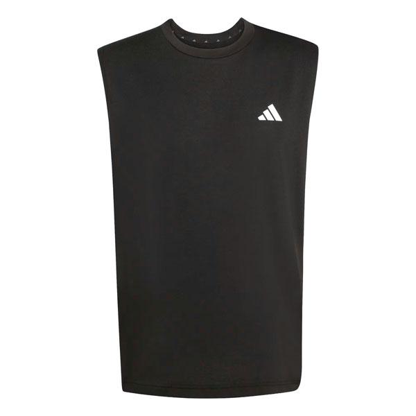 【ネコポス選択可】アディダス adidas Workout Essentials Feelready ノースリーブ Tシャツ LOG28-KA3523 ランニングシャツ タンクトップ メンズ | adidas