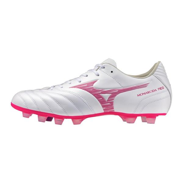 Mizuno サッカーシューズ スパイク ホワイト/ブルー/ピンク MIZUNO（ミズノ） モナルシーダネオ3ワイド PRO mizuno P1GA262364