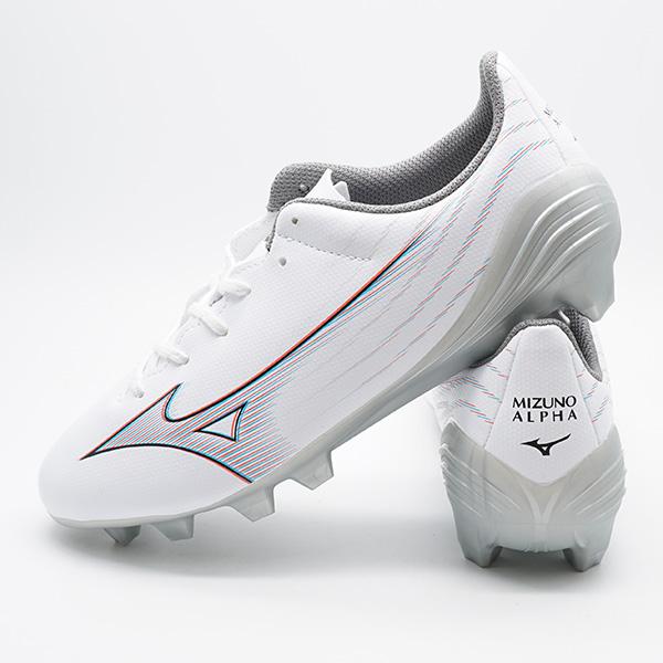 新作 ジュニア ミズノアルファ α SELECT JR ミズノ mizuno P1GB236509 ホワイト ジュニア サッカースパイク｜futaba｜05