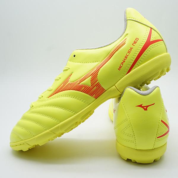 モナルシーダネオ3 セレクトJr AS ミズノ mizuno P1GE242545 セーフティーイエロー ジュニア サッカー トレーニングシューズ｜futaba｜05