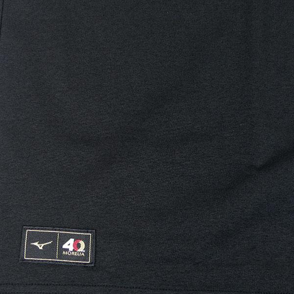 ミズノ MIZUNO モレリア ルビーレッド ワッペン Tシャツ P2MAC401 サッカー フットサル モレリア40周年記念 半袖Tシャツ メンズ | MIZUNO | 07