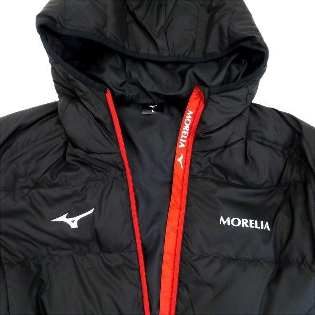 ミズノ Mizuno モレリア ダウンハーフコート P2me9502 サッカー フットサル ウインドブレーカー ジャケット メンズ ブラック フタバスポーツフットボール店 通販 Paypayモール