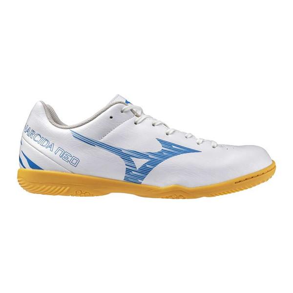 モナルシーダNEO SALA CLUB IN ミズノ mizuno Q1GA242825 ホワイト ブルー フットサルシューズ インドア 室内用 の商品画像