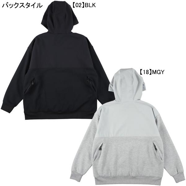 スパッツィオ spazio 裏メッシュ オーバーサイズP/Oベンチレーションフーディ TP-0633 サッカー フットサル トレウェア メンズ | Spazio | 03