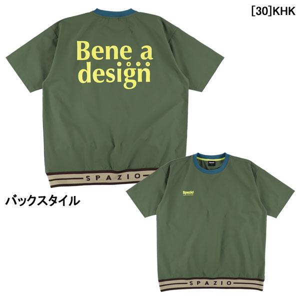 【ネコポス送料無料】スパッツィオ Spazio 半袖 ラインリブ ピステ TP0652 サッカー フットサル トレーニングトップ メンズ | Spazio | 06