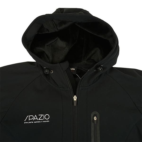 Spazio（スパッツィオ） 裏シャギー テクニカルラインジップパーカー