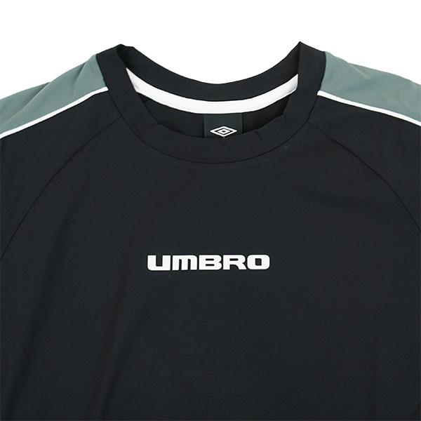 【ネコポス選択可】 アンブロ umbro THE THIRD by UMBRO 長袖プラクティスシャツ UUUWJB53 サッカー フットサル プラシャツ 練習着 メンズ｜futaba｜10