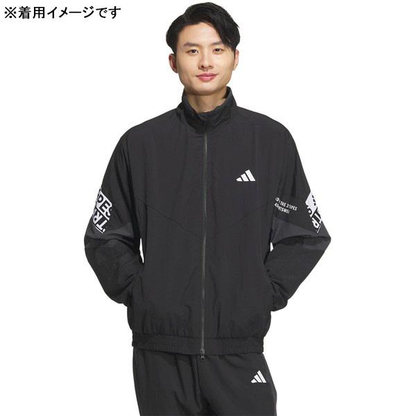 アディダス 上下セット ナイロン ジャケット パンツ 新品 M ブラック adidas アディダス 中綿入り ウインドブレーカー 上下 メンズ M