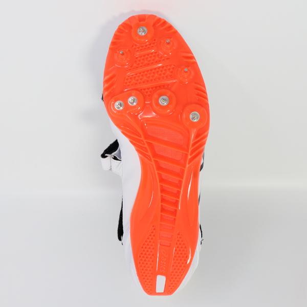 アシックス asics メンズ レディース 陸上スパイク CYBERBLADE 16 1093A134-100 短距離用 オールウェザートラック専用 ホワイトの画像