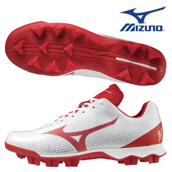 Mizuno 野球 スパイク ネイビー/ホワイト/レッド MIZUNO 【サイズ交換送料無料】レッド×ネイビー ミズノ 野球