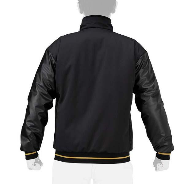 ミズノプロ　テックフィルジャケット　XO中綿入り ジャケット ブラック黒 野球 MIZUNO（ミズノ） ミズノプロ MizunoPro テックフィルブレスサーモ