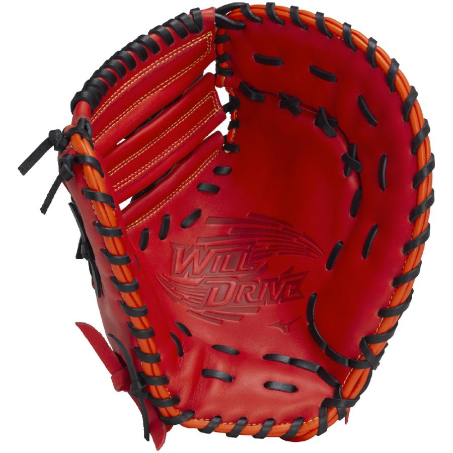 MIZUNO（ミズノ） 野球 軟式 ファーストミット 軟式用 WILL DRIVE RED