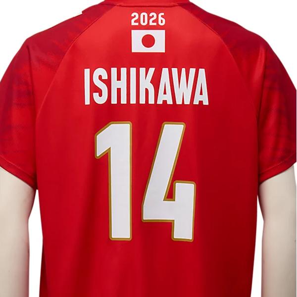 ASICS（アシックス） バレーボール 男子日本代表 レプリカTシャツ 石川