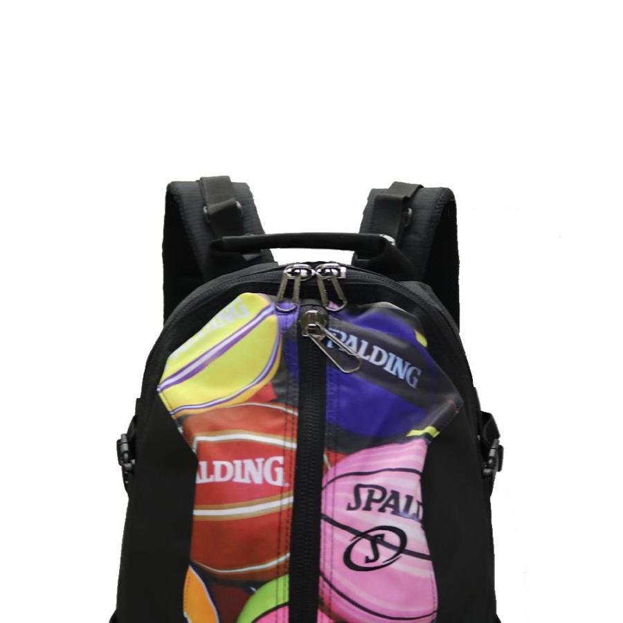 スポルディング バスケットボールバッグ 32L ブラック ピンク リュック SPALDING（スポルディング） バスケット バッグ バックパック 32L 40