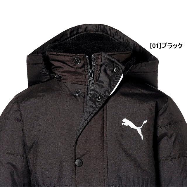 ベンチコート　ジュニア　プーマ PUMA  中綿 ロングコート　キッズ アクティブスポーツ  584955 サッカー フットサル  子供用｜futabaathlete｜03