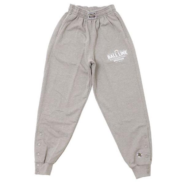 バスケ スウェットパンツ オンザコート ボールライン メンズ 裾ボタン