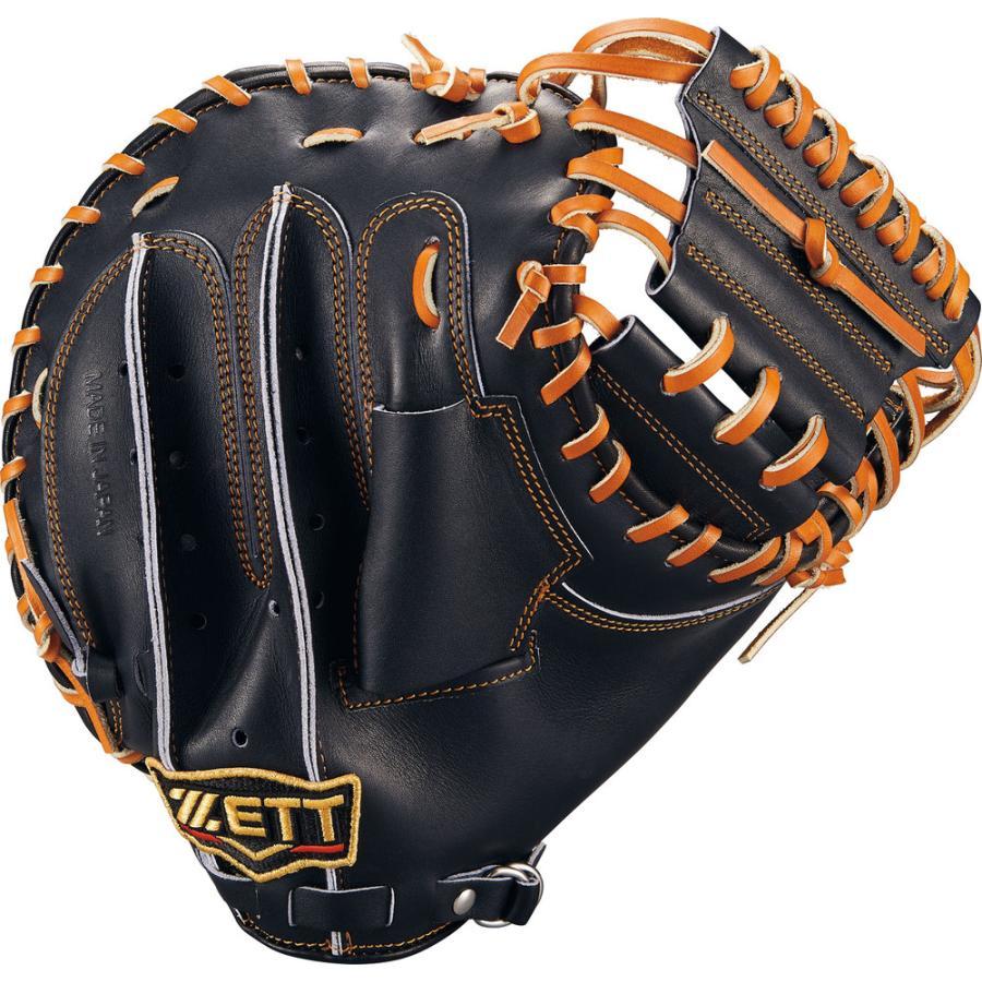 ゼット 硬式キャッチャーミット ナイトブラック 小林タイプ BPROCM920G ゼット 硬式キャッチャーミット ナイトブラック 小林タイプ BPROCM920G