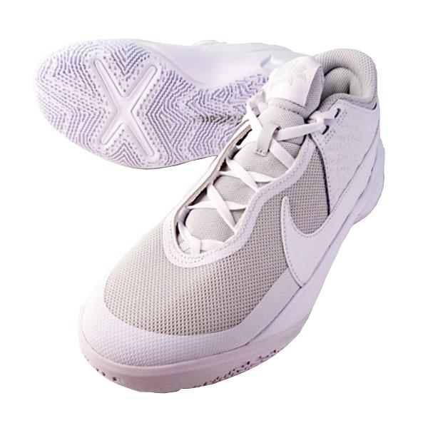 人気定番の ナイキ Nike ジュニア バスケットボールシューズ チームハッスル D10 Gs Cw6735 101 バッシュ ミニバス ホワイト ホワイト