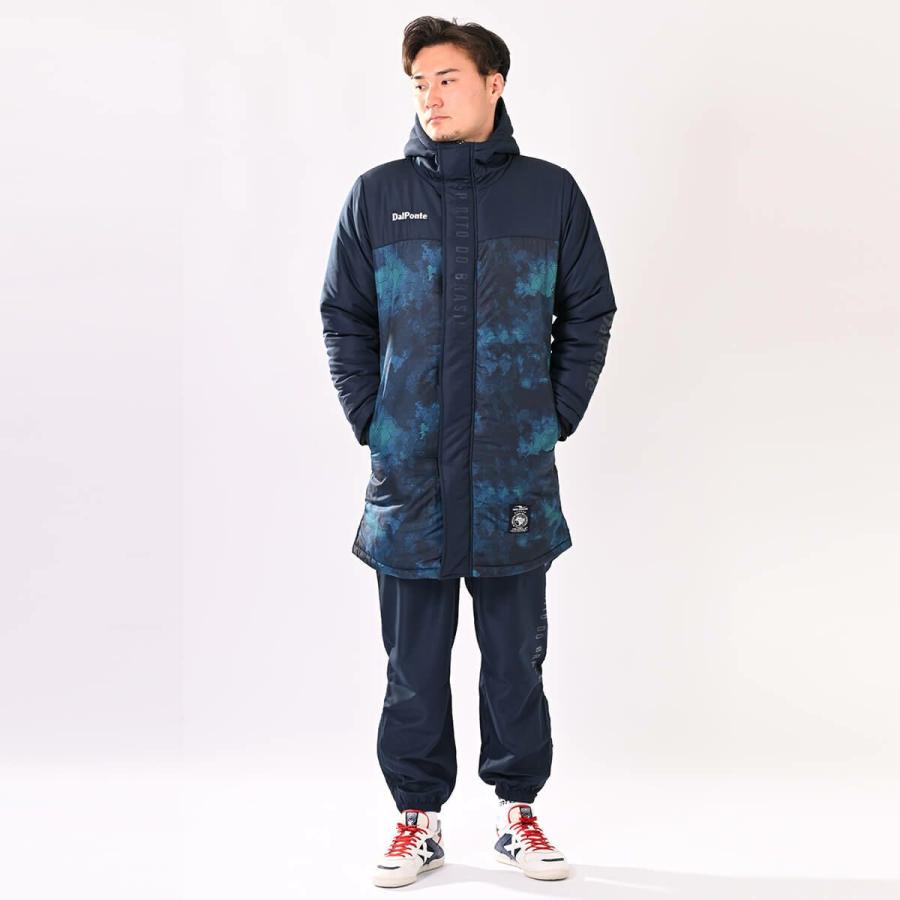 ダウポンチ DALPONTE 昇華中綿セミロングコート サッカー