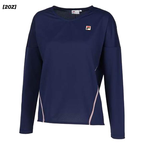 お取り置き　lija ロングスリーブ(テニス　アドミラル　リージャ　FILA) FILA（フィラ） レディース ロングスリーブシャツ テニス 長袖 EL0007