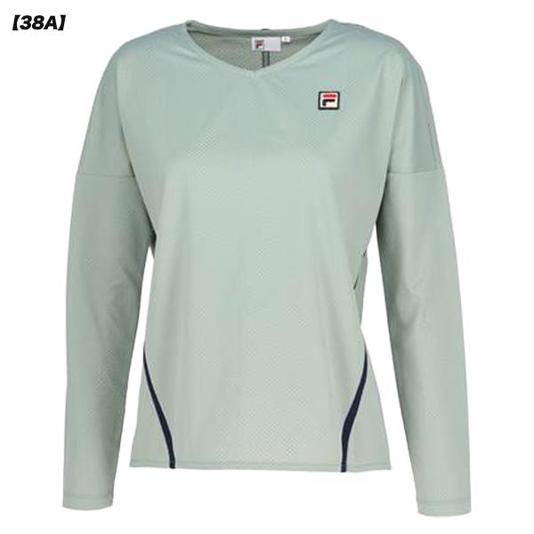 お取り置き　lija ロングスリーブ(テニス　アドミラル　リージャ　FILA) FILA（フィラ） レディース ロングスリーブシャツ テニス 長袖 EL0007