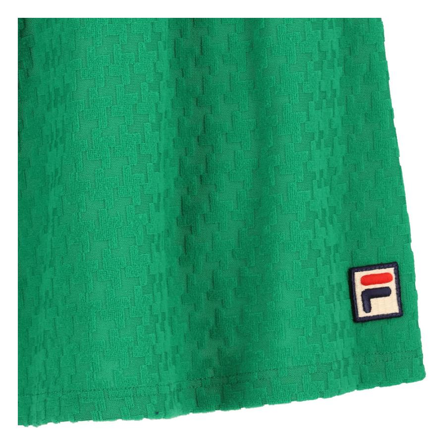 No.248 FILA パイル千鳥柄フェミニンキュロット☆green☆ FILA（フィラ） テニス テニスウェア レディース キュロットパンツ