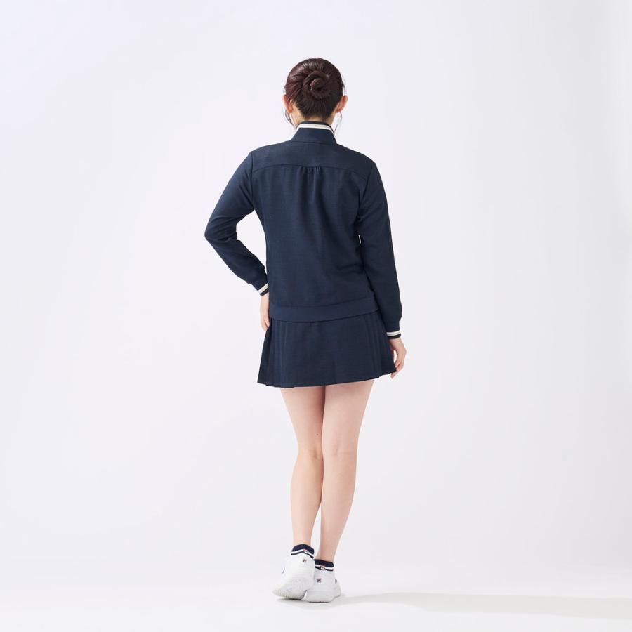 FILA ネイビー レーステニスウェア　セットアップ FILA（フィラ） レディース テニス トレーニングシャツ EL0053