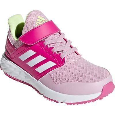 Adidas アディダス キッズスニーカー ジュニア ランニングシューズファイト El K F ベルクロ マジックテープ かけっこ 運動会 女の子 ピンク フタバスポーツアスリート店 通販 Paypayモール