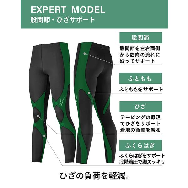 【ネコポス送料無料】ワコール CWX レディース ランニングタイツ EXPERTCOOL セミロング 25FW HXY767の画像