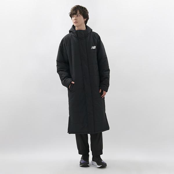 ニューバランス NB メンズ ベンチコート 中綿ロングコート 撥水加工