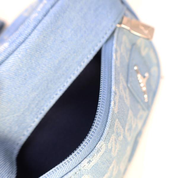 JORDAN ジョーダン モノグラム カメラ バッグ デニム JORDAN BRAND JAU MONOGRAM CAMERA BAG BLUE（ジョーダン ブランド