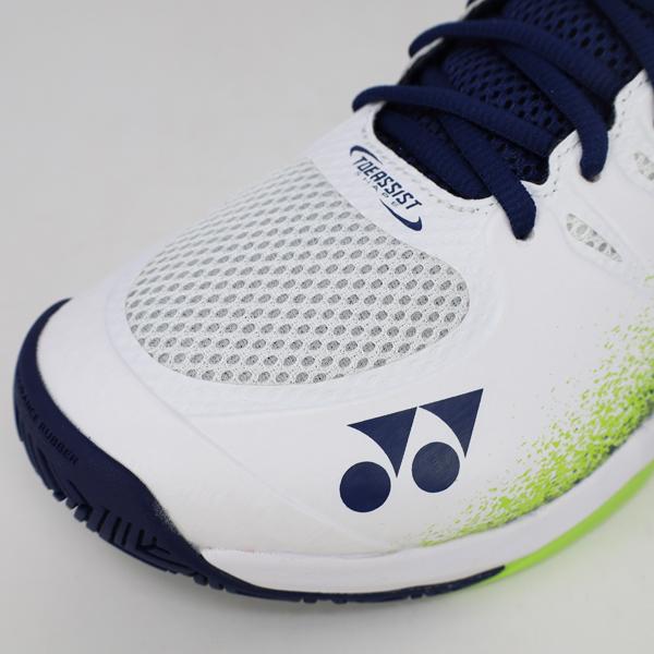 YONEX テニスシューズ パワークッションチームワイド 25.5 美品 YONEX（ヨネックス） テニスシューズ 4E 幅広 メンズ レディース