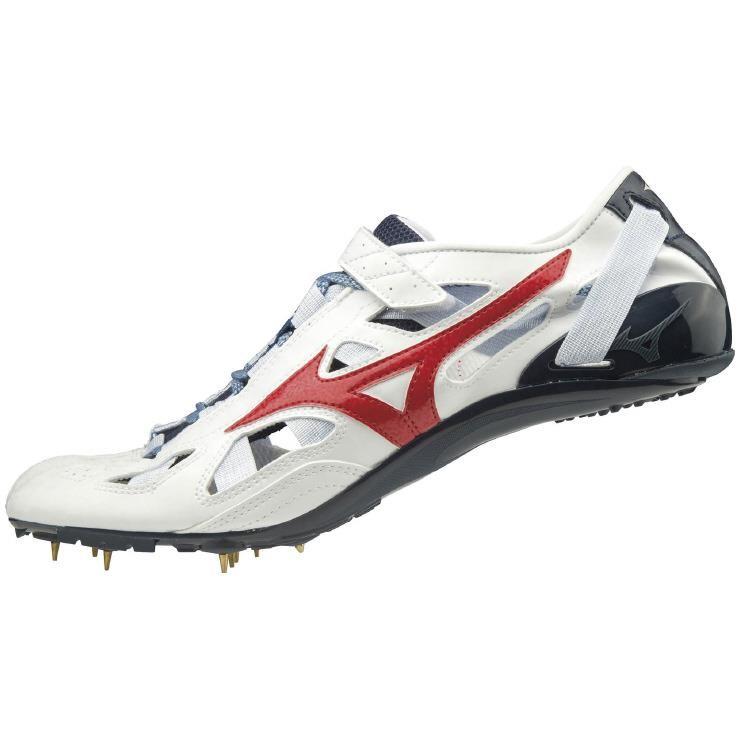 ミズノ Mizuno クロノインクス9 U1ga0118 陸上スパイク ランニングスパイク 短距離向け オールウェザートラック専用 白 赤 ホワイト レッド フタバスポーツアスリート店 通販 Paypayモール