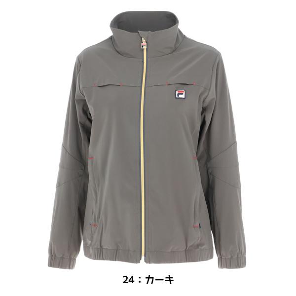 FILA（フィラ） テニスウエア ウォームアップシャツ 無地 トラック