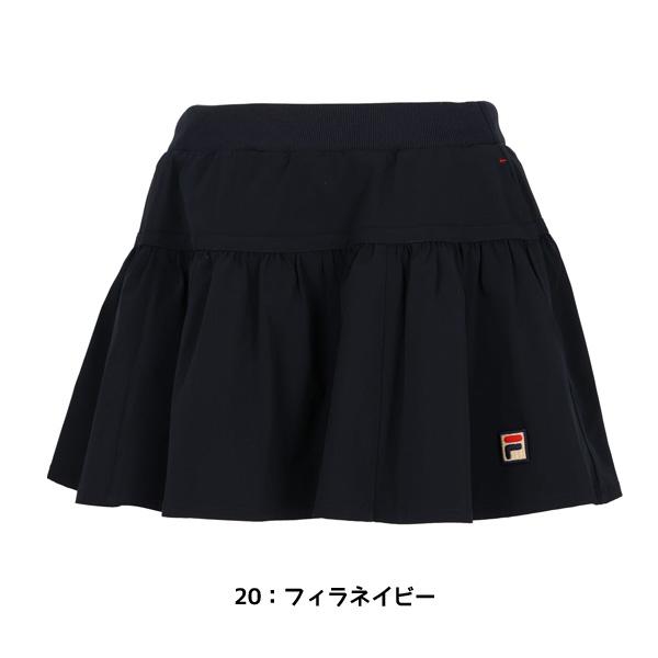 新品　FILA フレアスカート VL2725 LLサイズ　紺 FILA（フィラ） テニスウエア 無地 フレアスコート レディース VL2725