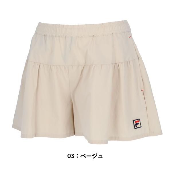 FILA（フィラ） テニスウエア 無地 キュロットパンツ レディース