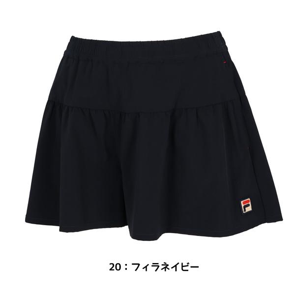 FILA（フィラ） テニスウエア 無地 キュロットパンツ レディース